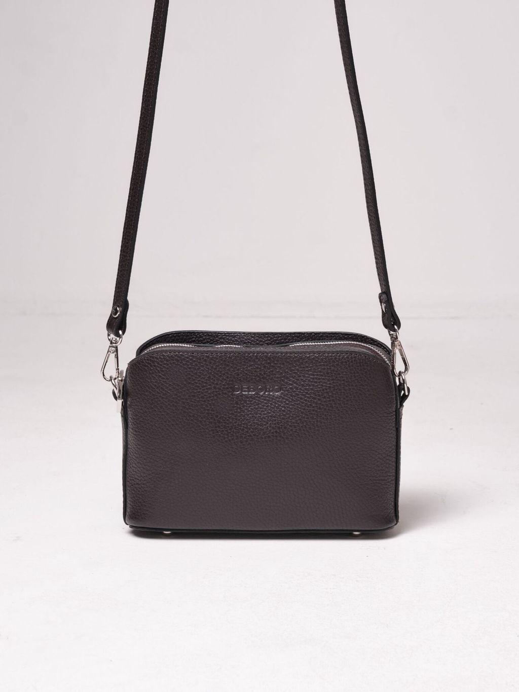 Сумка на плечо кросс-боди Deboro 30848 темно-коричневый