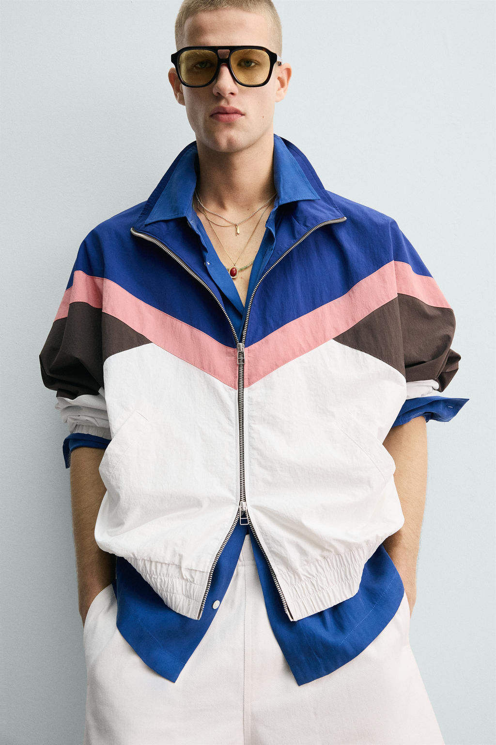 CHAQUETA T?CNICA COLOR BLOCK / Multicolor - Zara фото 5