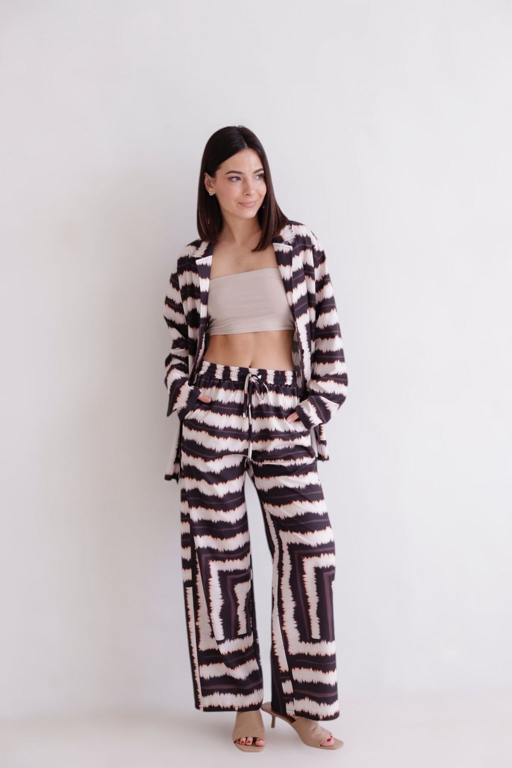 Martichelli Костюм брючный с принтом  фото 6