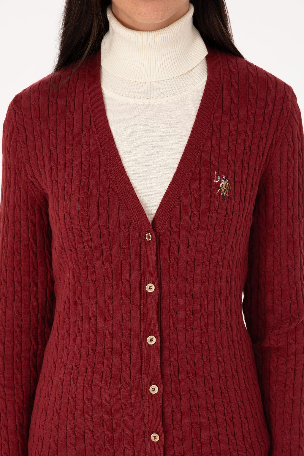 Kad_n Bordo Basic Triko H_rka - U.s. polo assn фото 6