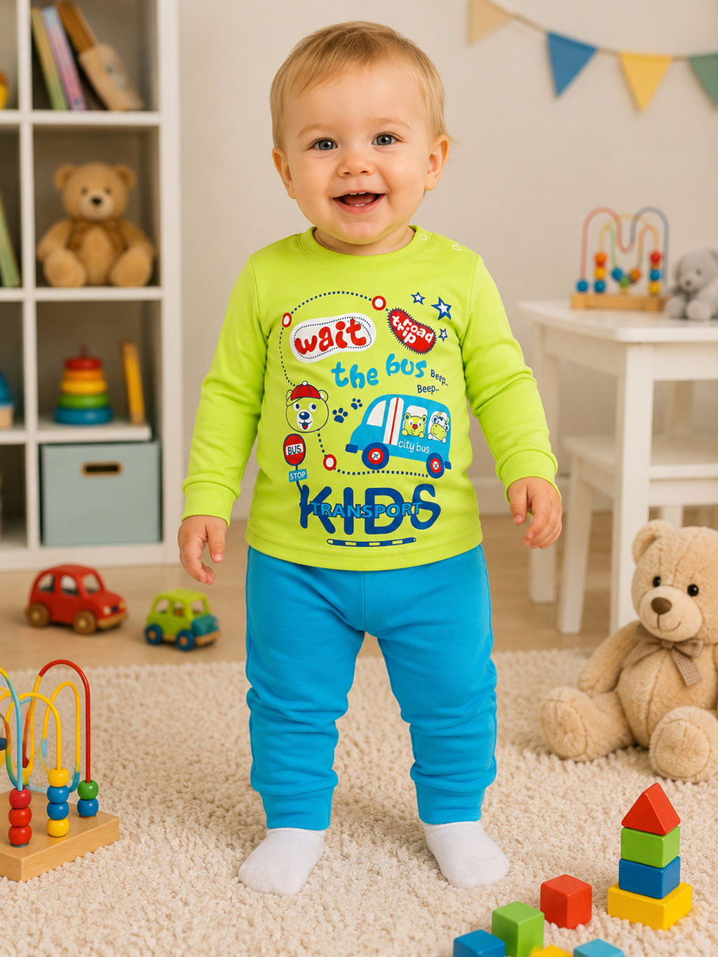 Костюм детский салатбирюза kids