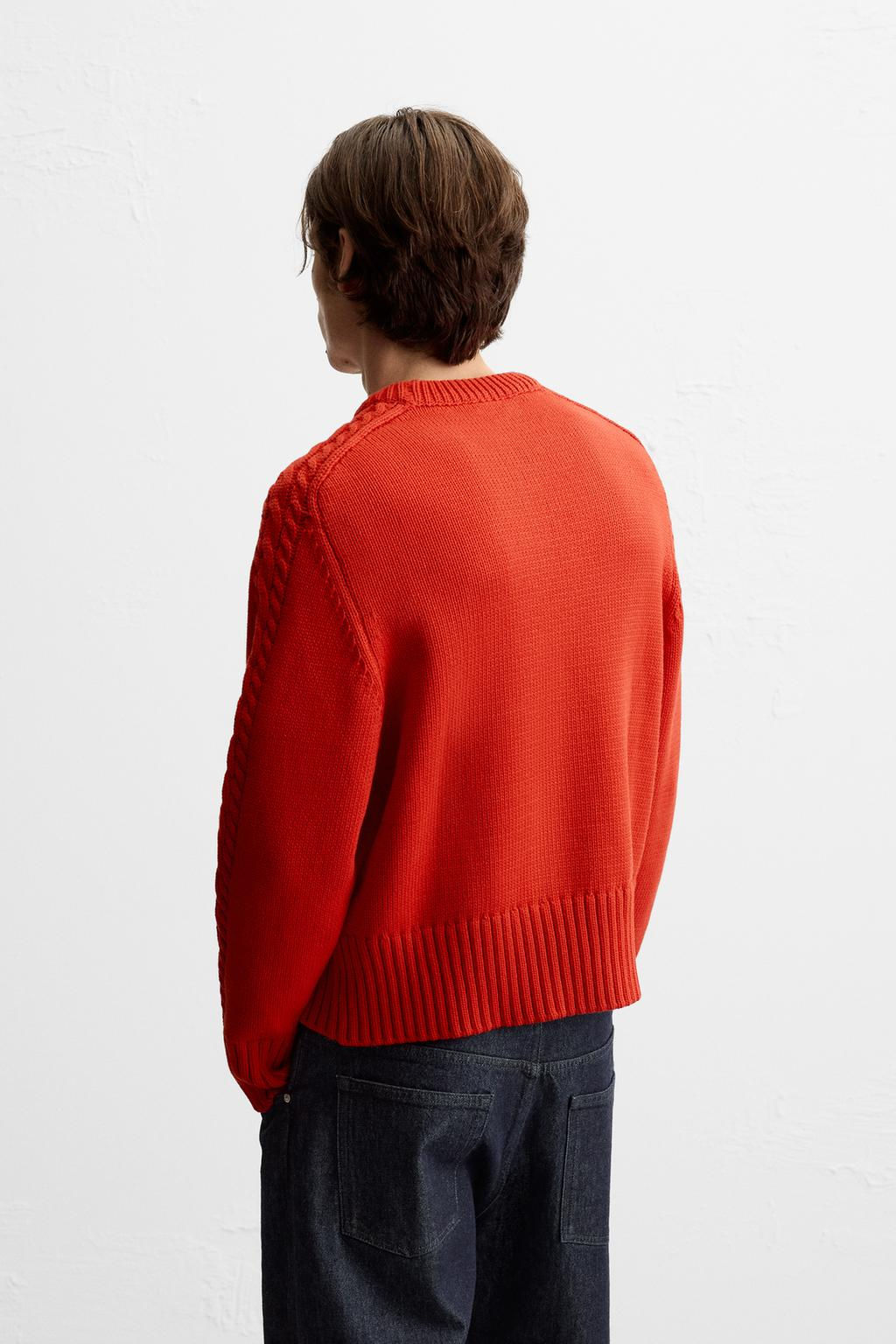 LIMITED EDITION CABLE-KNIT SWEATER - Zara фото 3