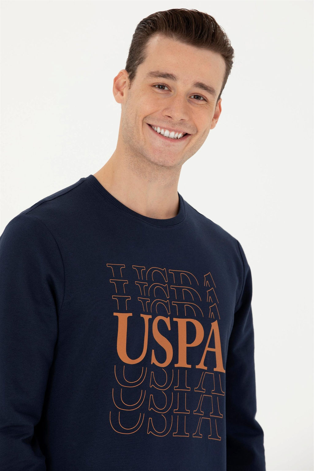 U. S. Polo Assn / Мужской темно-синий свитшот - U.s. polo assn фото 2