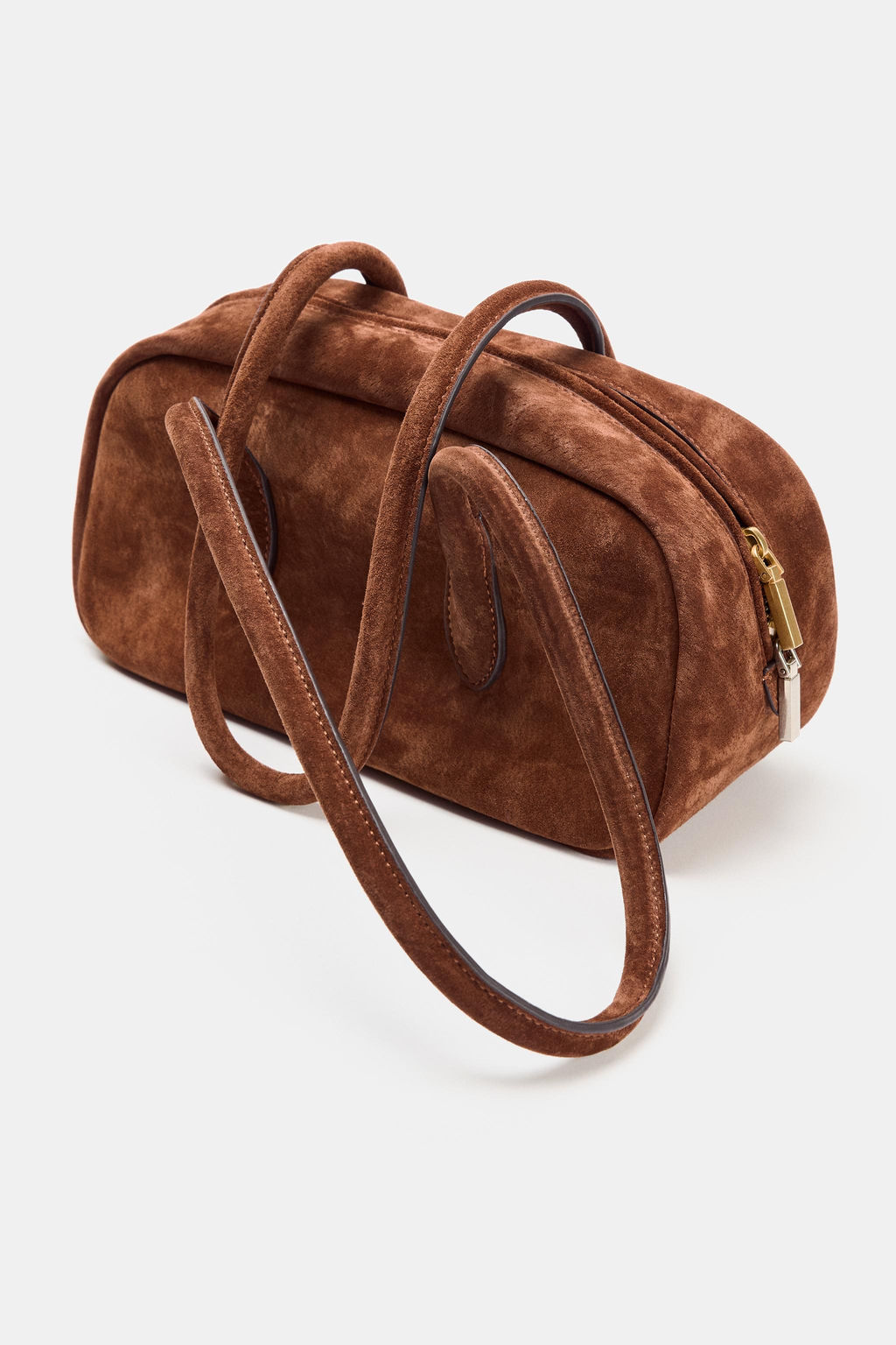 BOLSO DE HOMBRO PIEL / Teja - Zara фото 4
