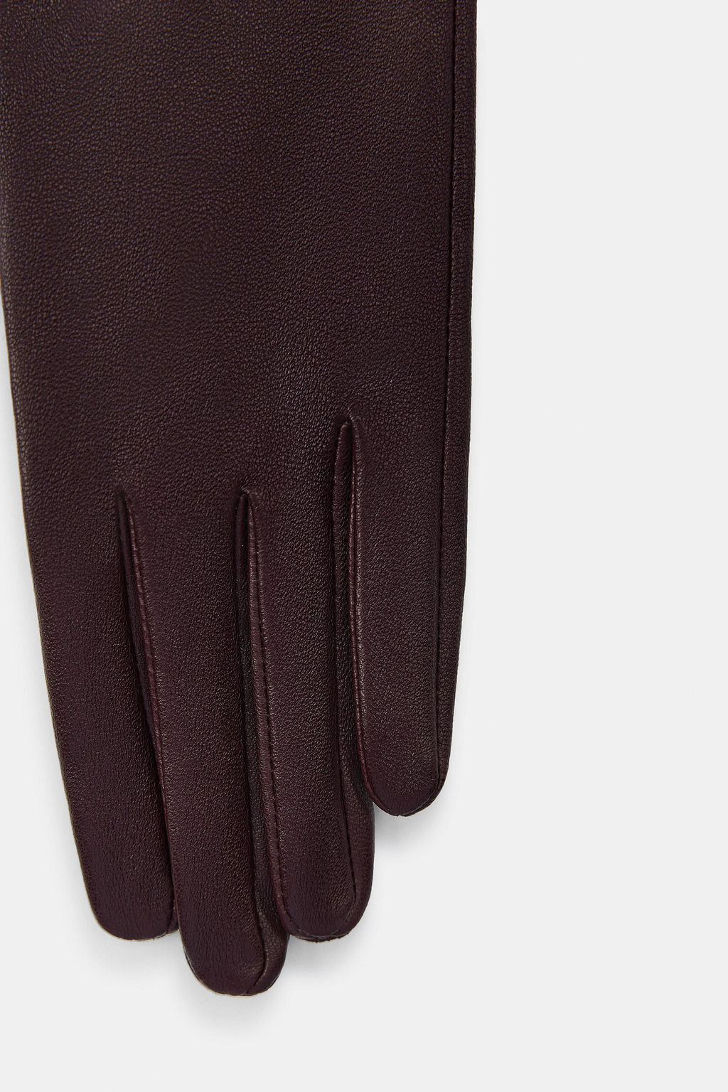 100% LEATHER LONG GLOVES - Zara фото 4