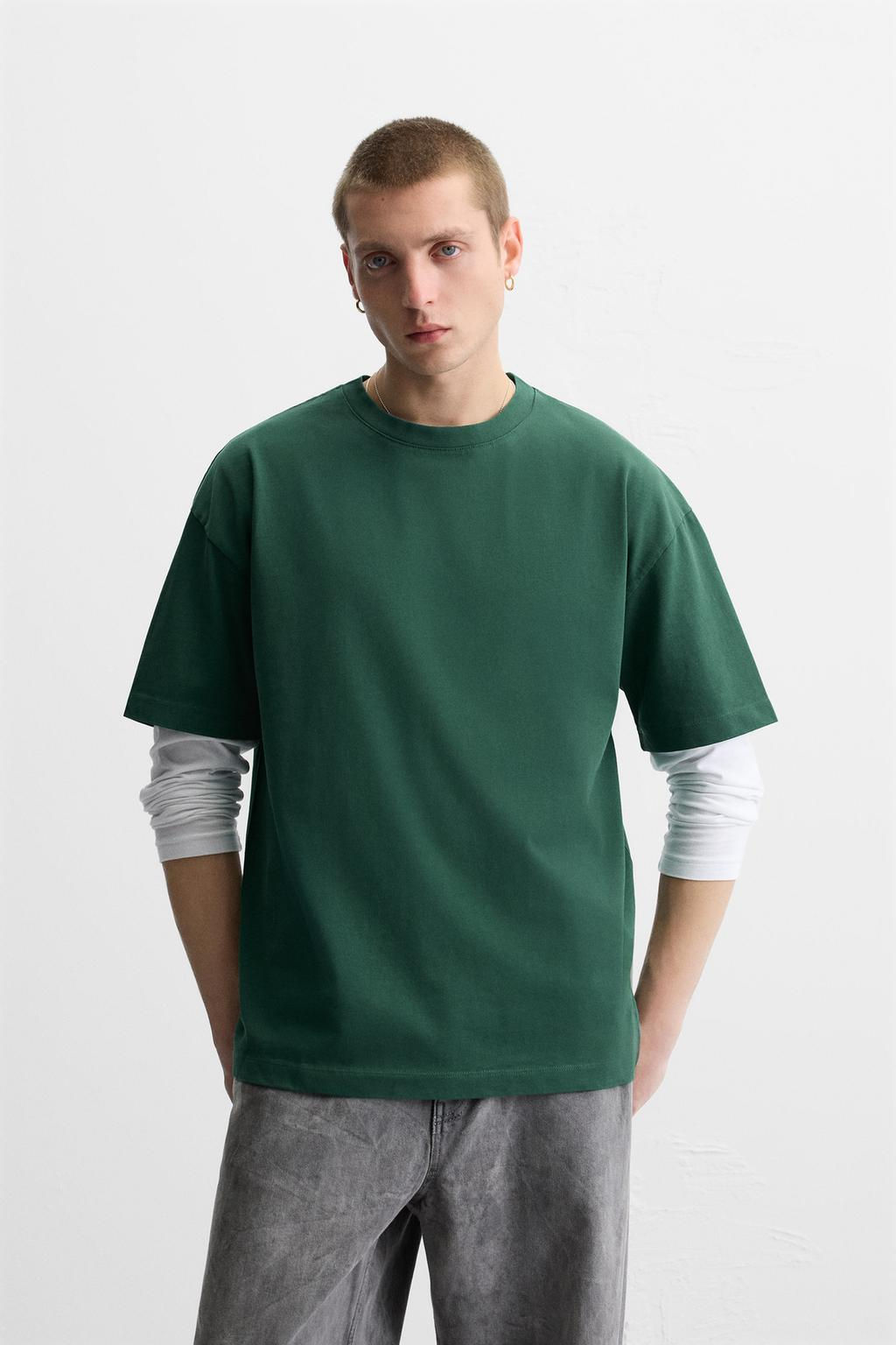 BASIC HEAVY WEIGHT T-SHIRT - Zara фото 16