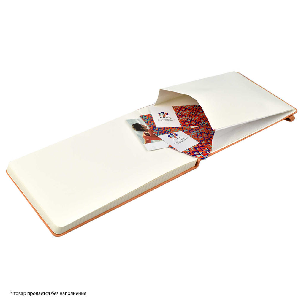 Записная книжка, 130x200 мм, арт.50193/ 15 ЖАТКА ОРАНЖЕВЫЙ ( (кожзам, 96л., твёрдый переплёт, тониро