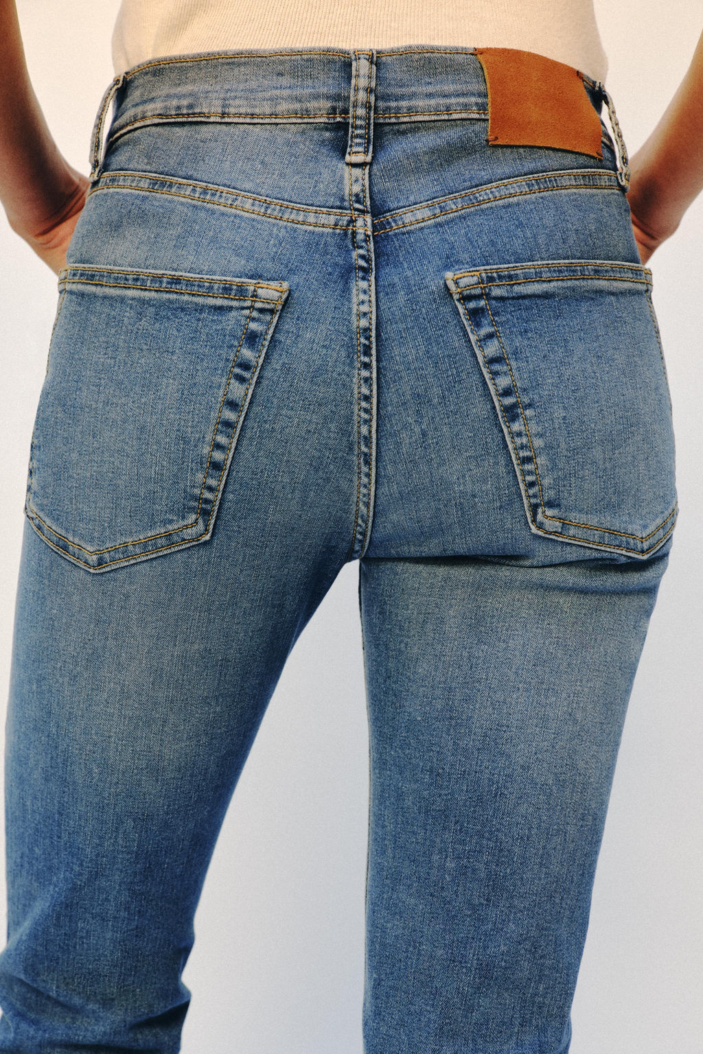 JEANS ZW COLLECTION BOOTCUT TIRO MEDIO / Azul - Zara фото 5