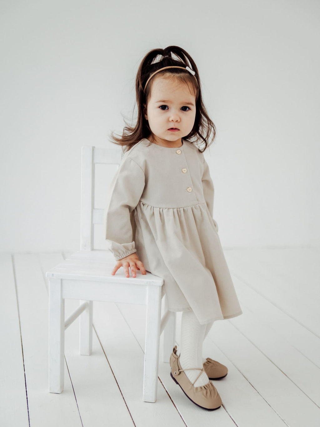 Платье вельветовое Крем-брюле 0+ - Bungly фото 5