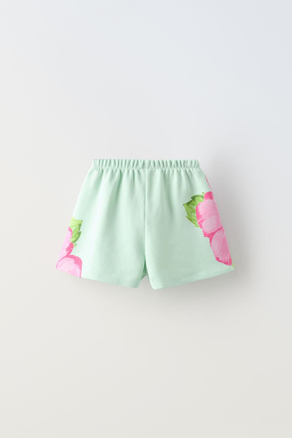 CICEK DESENLI PAMUKLU BERMUDA SORT - Zara фото 2