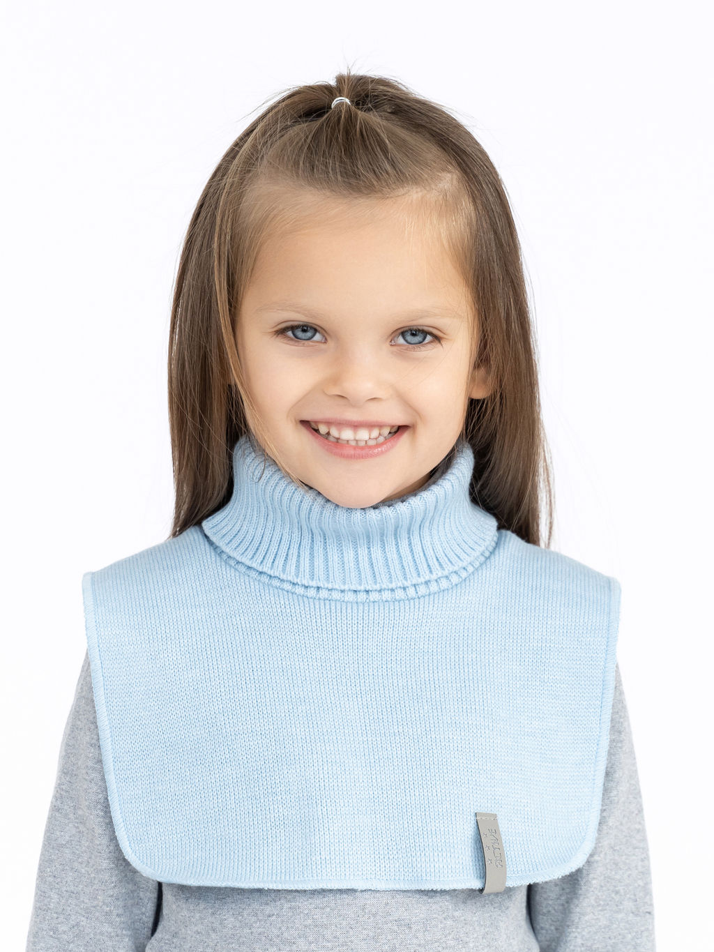 Манишка вязаная черная Ш-111 (48-54)