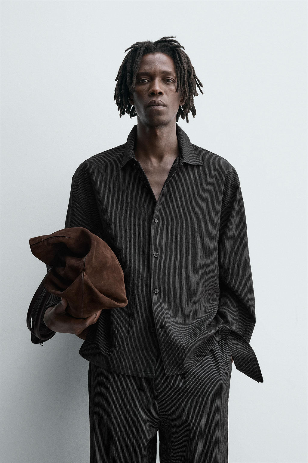 STRIPED FLOWING SHIRT - Zara фото 2