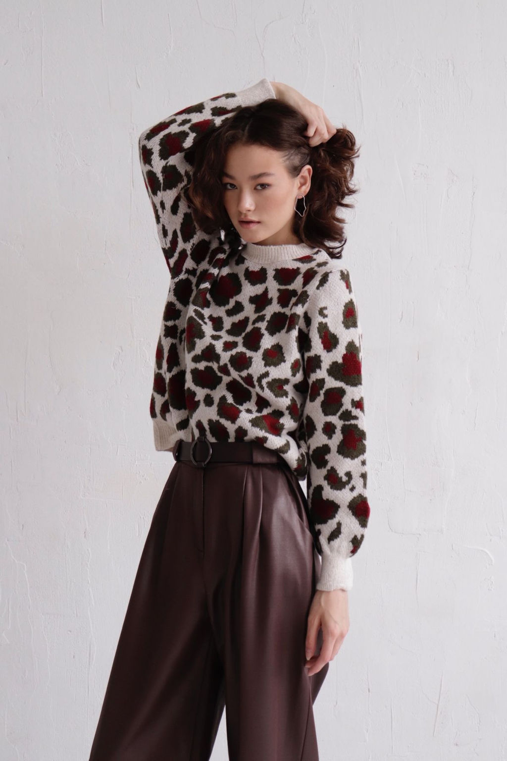 10046 Джемпер леопардовый - Martichelli фото 22