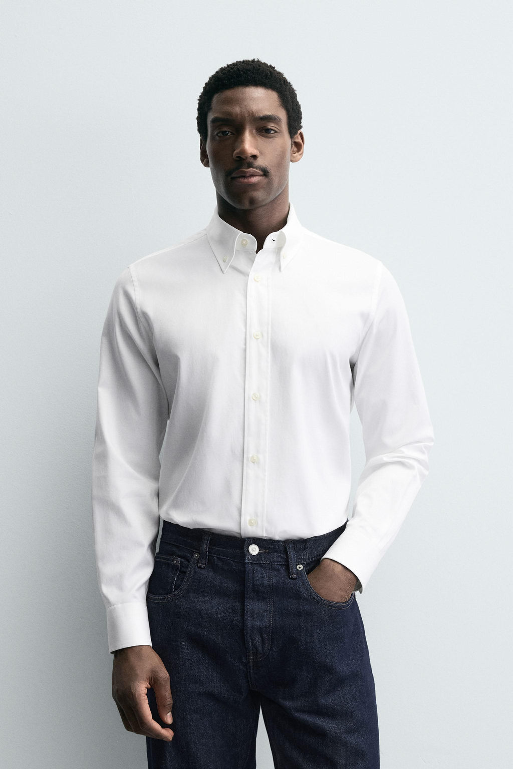 REGULAR FIT TEXTURED SHIRT - Zara фото 2