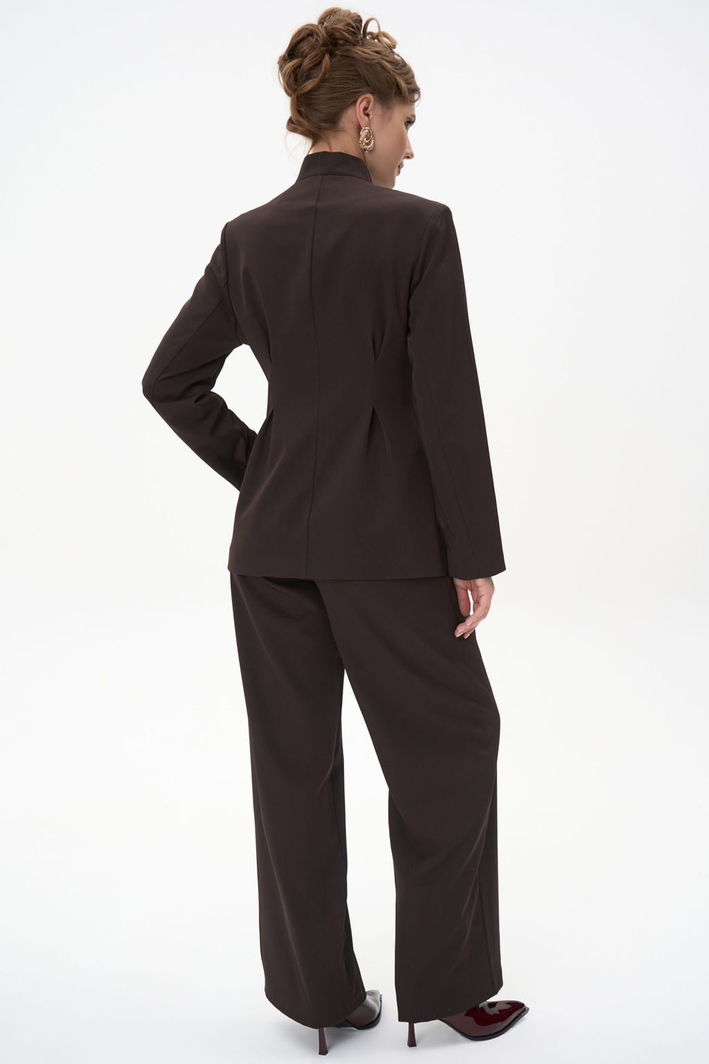 Пиджак Тайрис (шоколадный) - Эльза фото 13