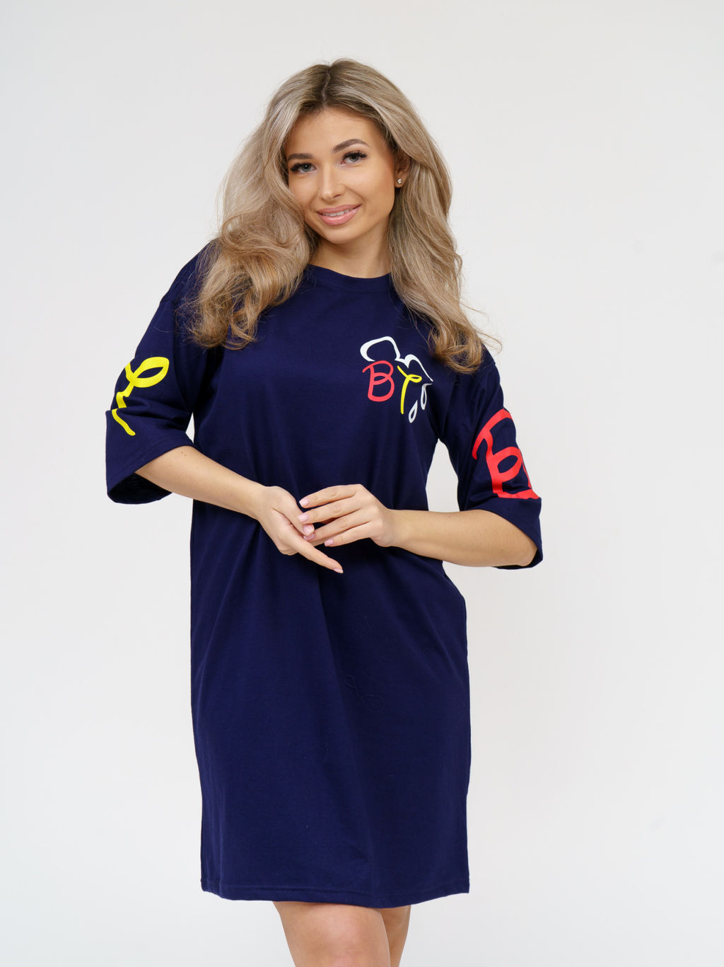 894 Футболка "Темно-синий"