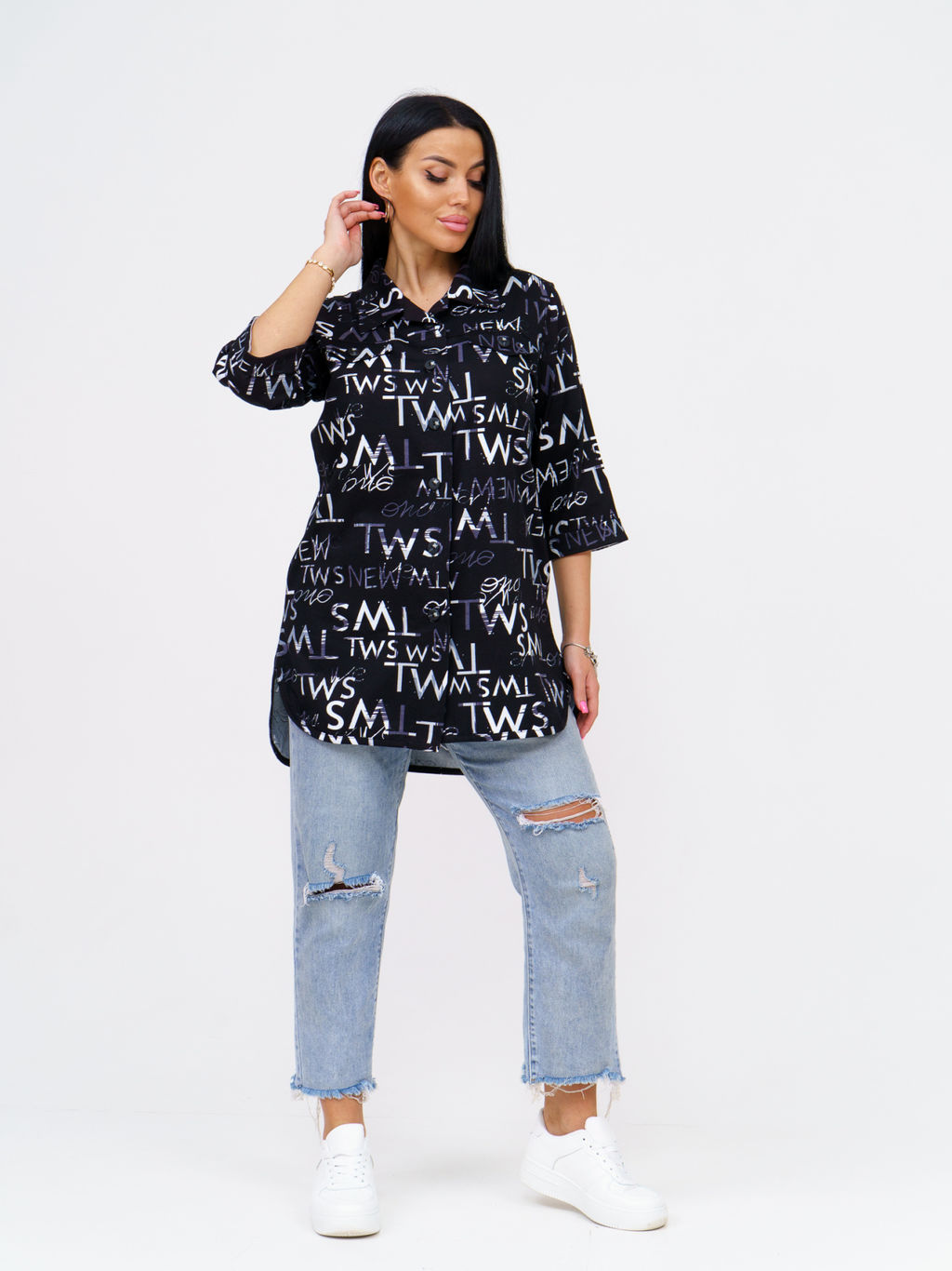 445 Туника "Черный"