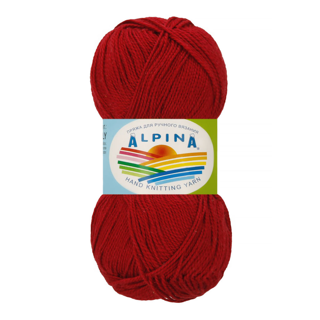 Пряжа ALPINA HOLLY 100% мерсеризованный хлопок 10 шт. х 50 г 200 м  10 м