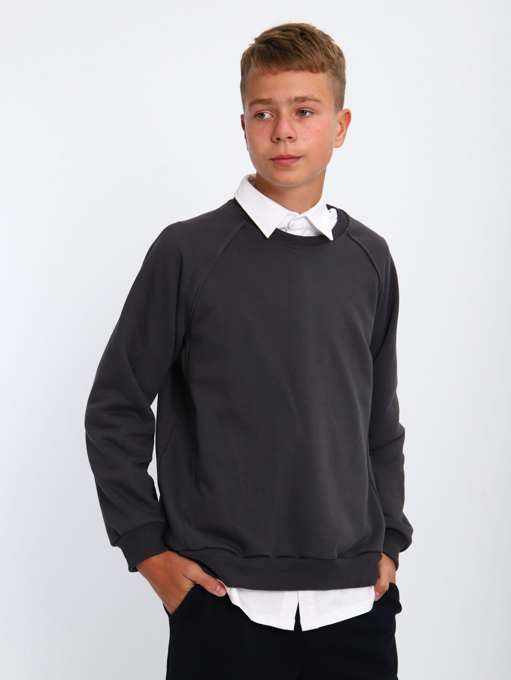 Свитшот Матвей графит, СВ-02-1 - От егорки до егора фото 4