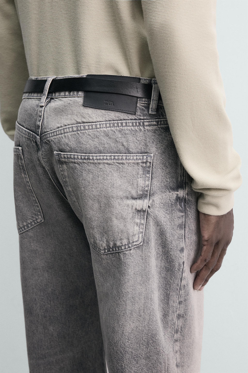 JEANS LOOSE FIT / Gris - Zara фото 7