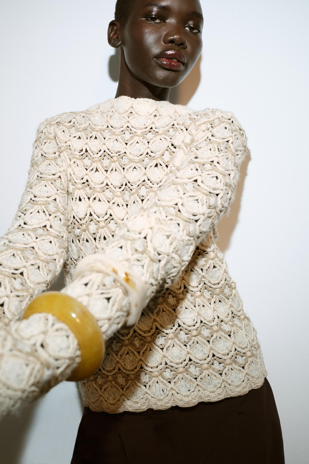 TEXTURED KNIT JUMPER - Zara фото 11
