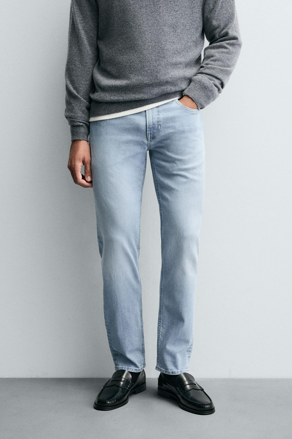 BASIC SLIM FIT JEANS - Zara фото 21