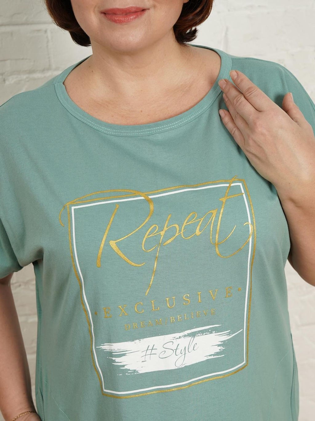 IV-CAPRIZ Мэрид - туника бирюзовый  фото 7