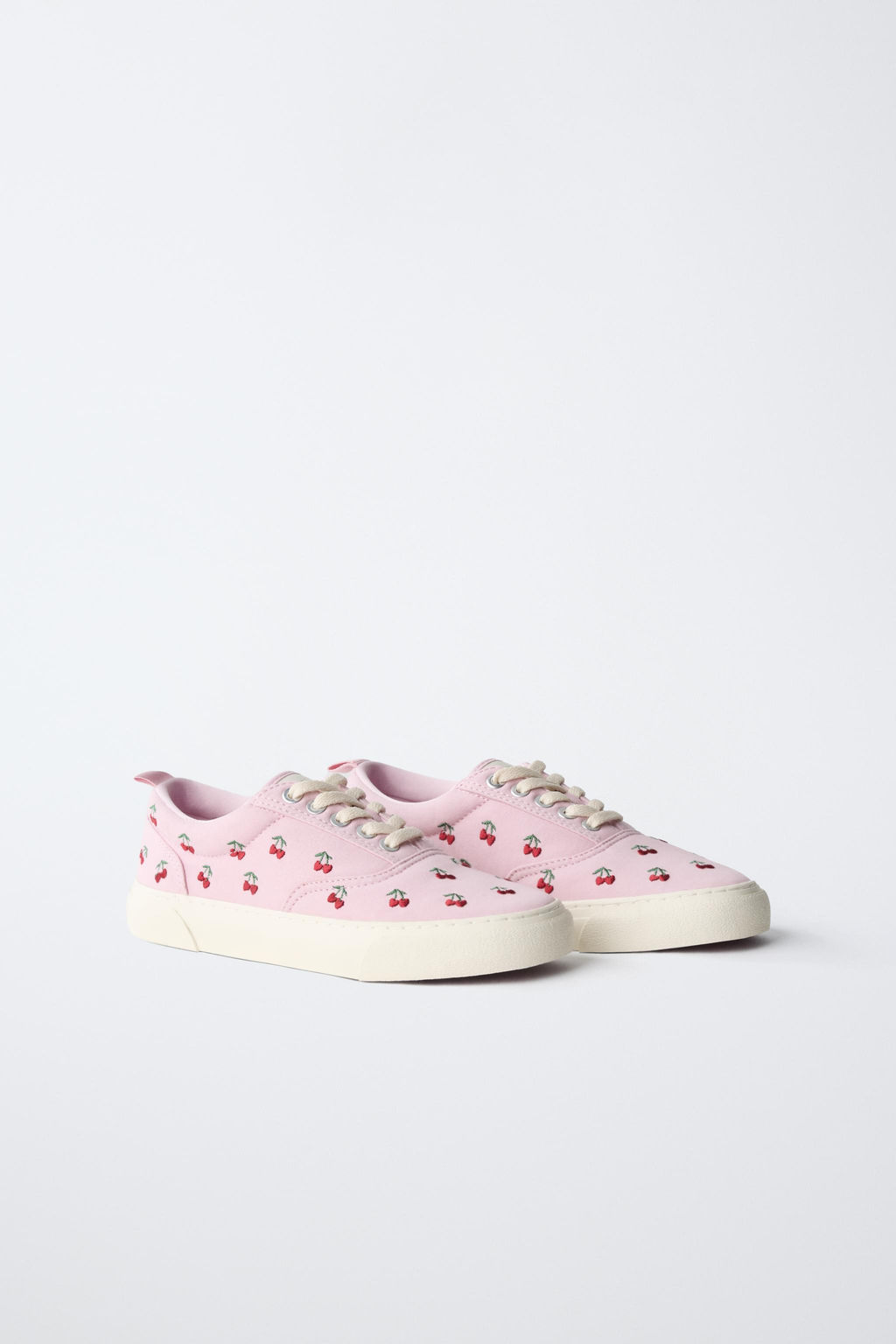 BAMBA ALGOD?N BORDADOS / Rosa - Zara фото 2