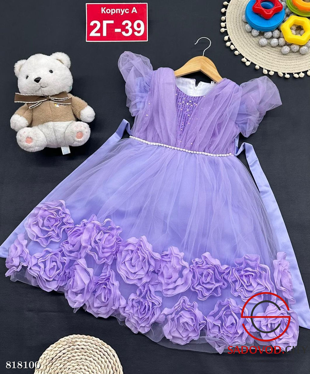 Платье для девочки нарядное - Bruno фото 4