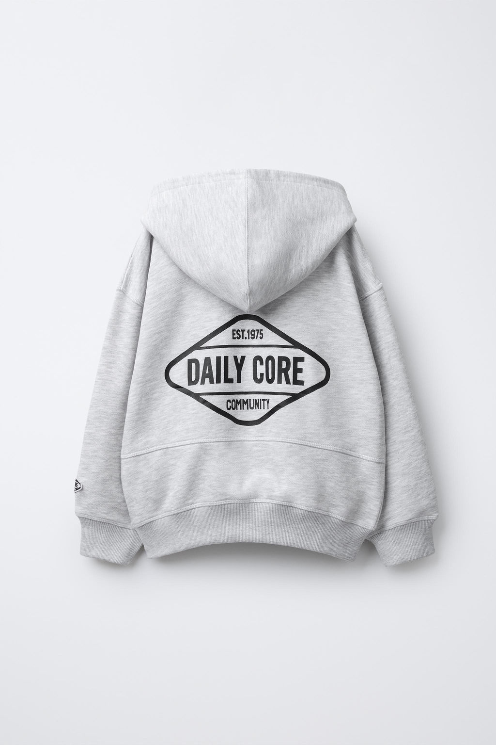 EMBROIDERED SLOGAN HOODIE - Zara фото 2