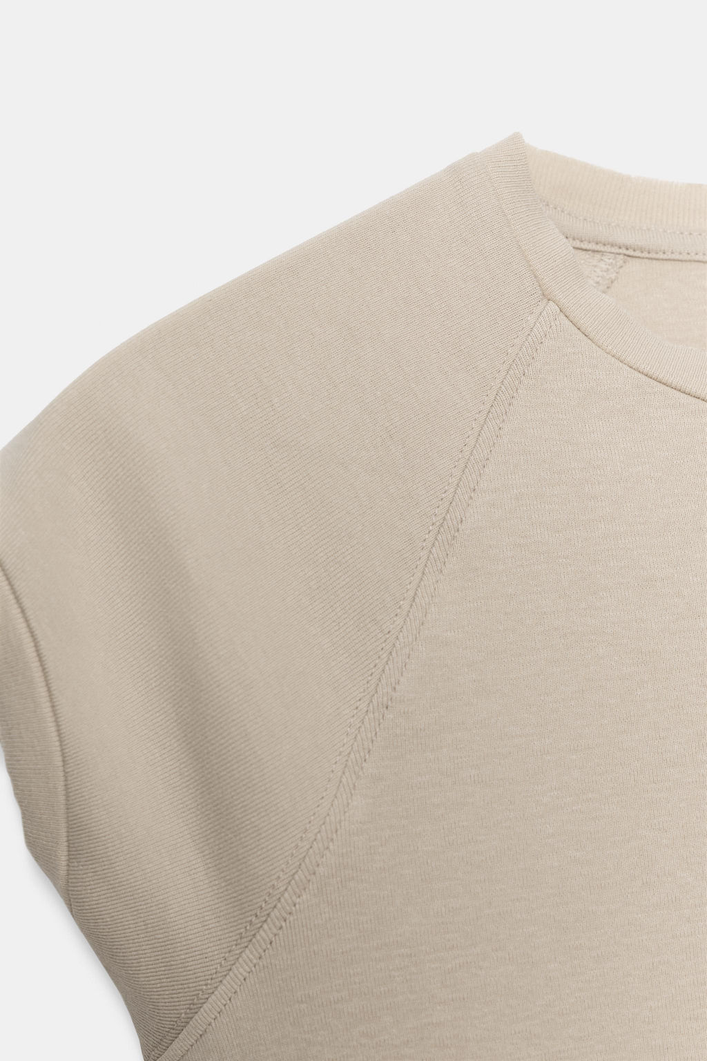 CAMISETA EFECTO LAVADO MANGA RANGL?N / Beige - Zara фото 9