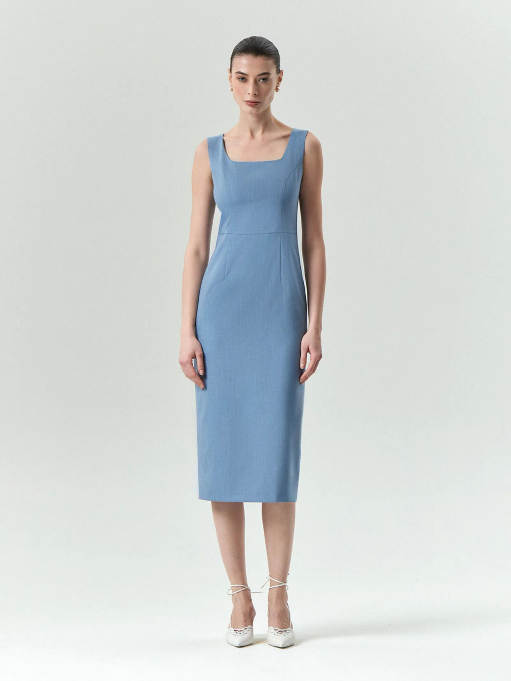 EMKA / Платье миди с шерстью фото 2