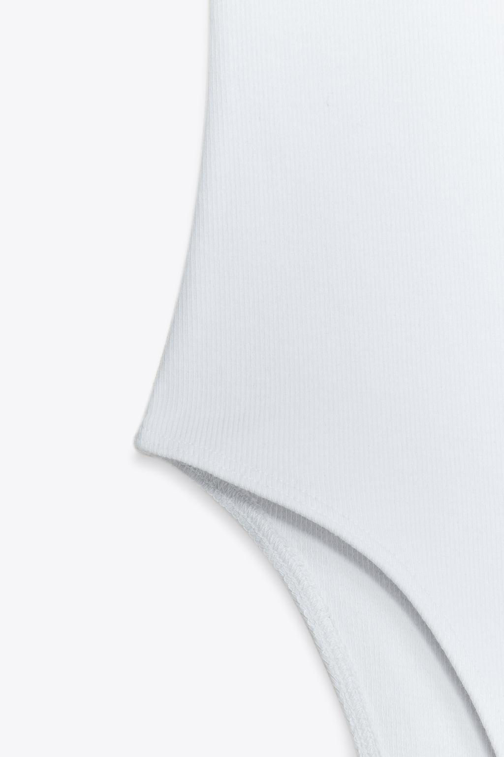 RIBBED BODYSUIT - Zara фото 8