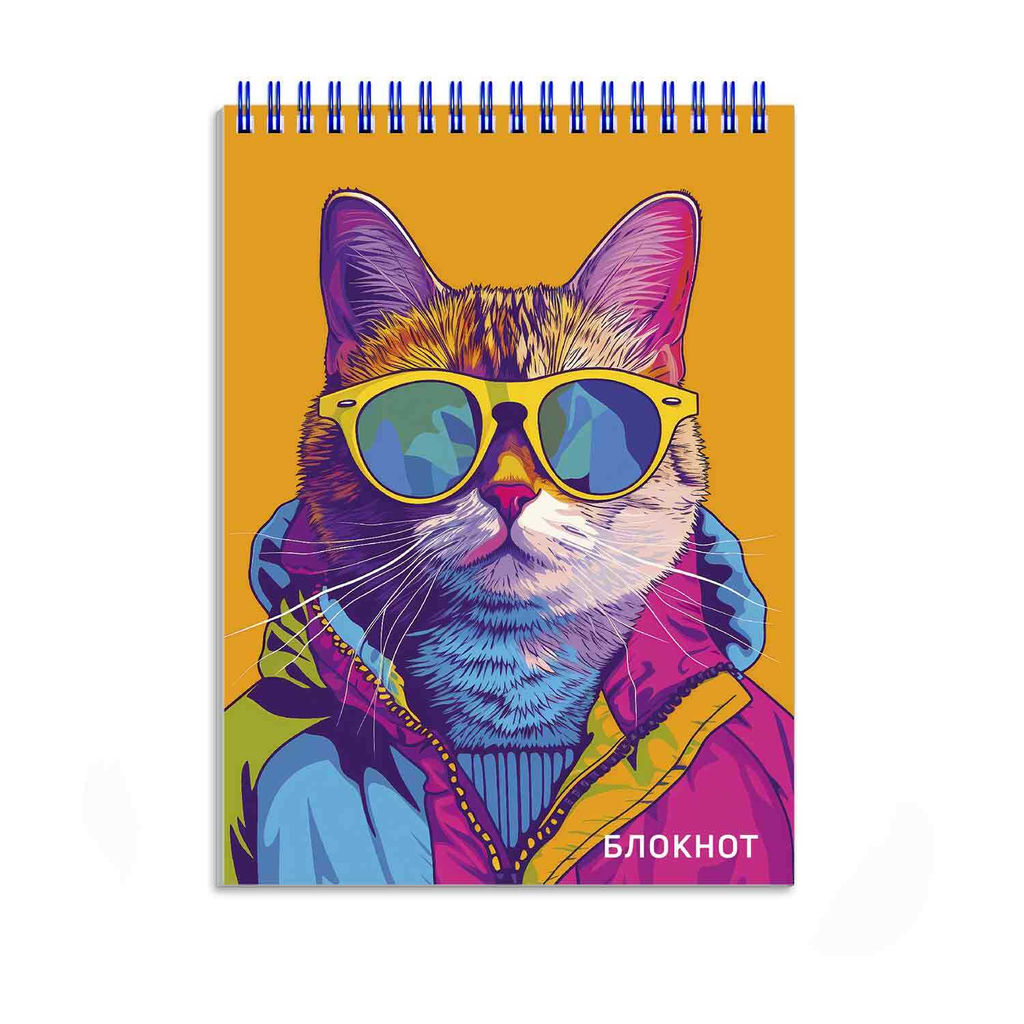 Цена за 3 шт. Блокнот арт. 69239 ЯРКИЙ КОТ