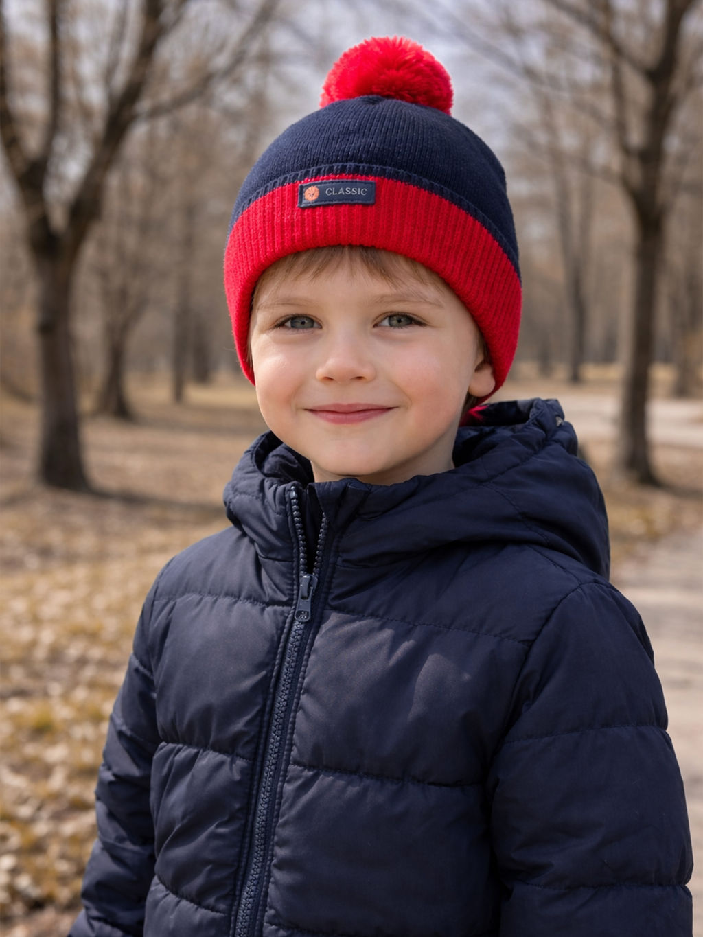 Шапка вязаная черная