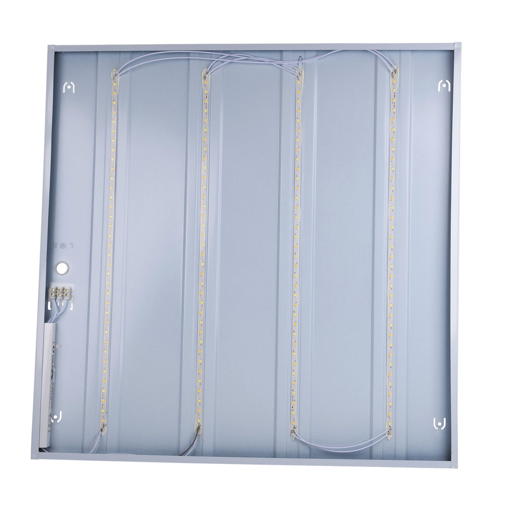 ULP-Q115 6060-36W/4000K+6500K WHITE Светильник светодиодный потолочный универсальный. Белый свет(4000K)/Холодный свет(5000К)/Дневной свет(6500K). Рассеиватель призма. Встроенный и/п. Корпус белый. ТМ Volpe