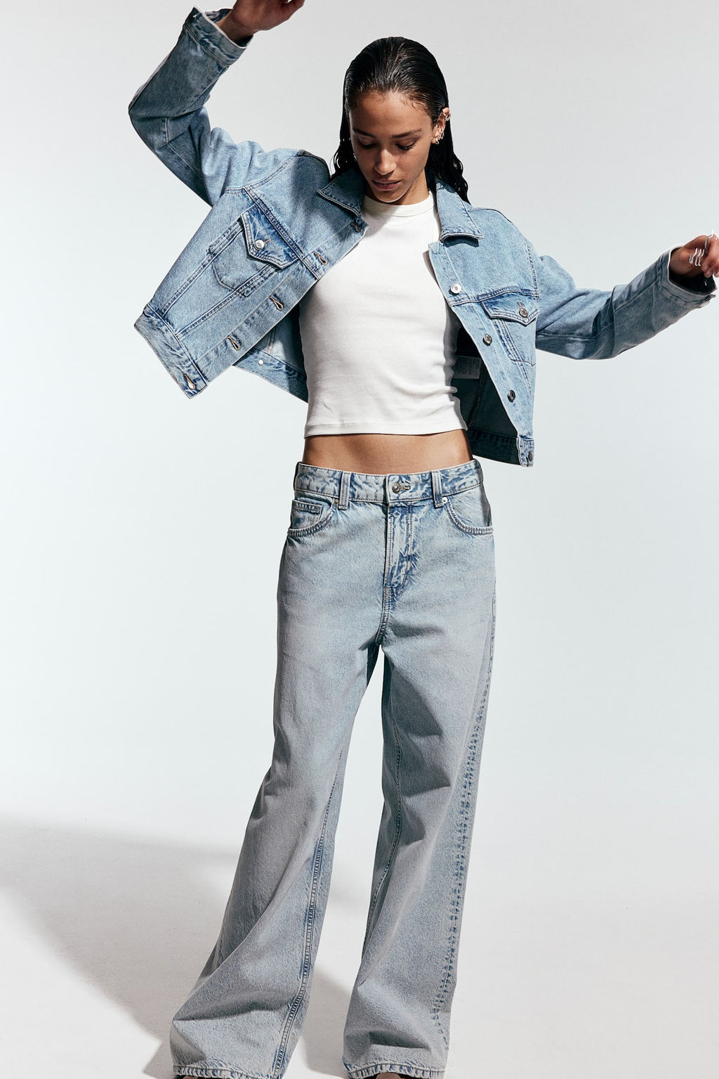 Baggy Regular Jeans - H&m фото 2