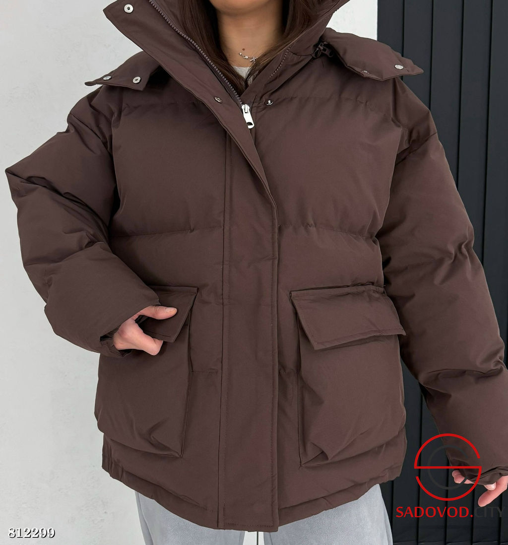 Куртка женская для зимы с капюшоном - Bruno фото 4
