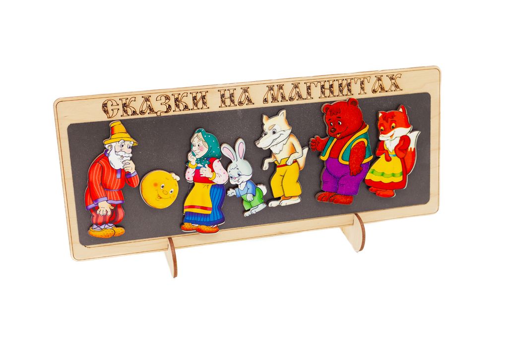 Сказки на магнитах "Колобок" арт.К-0543/2 (дерево) /40