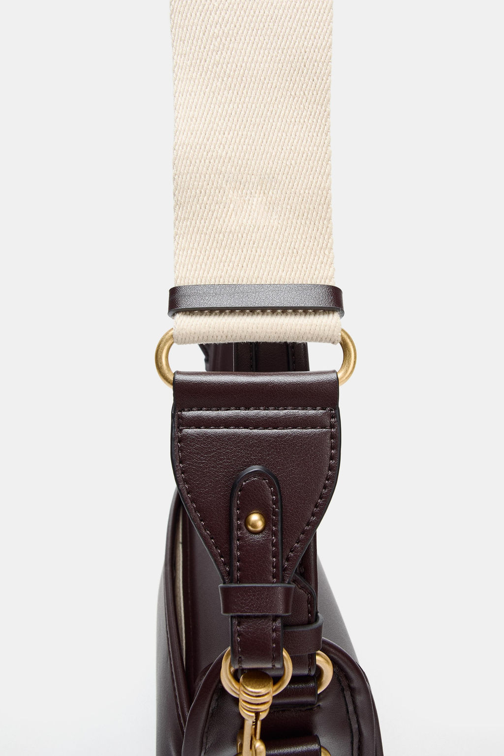 CROSSBODY BAG WITH CLASP DETAIL - Zara фото 9