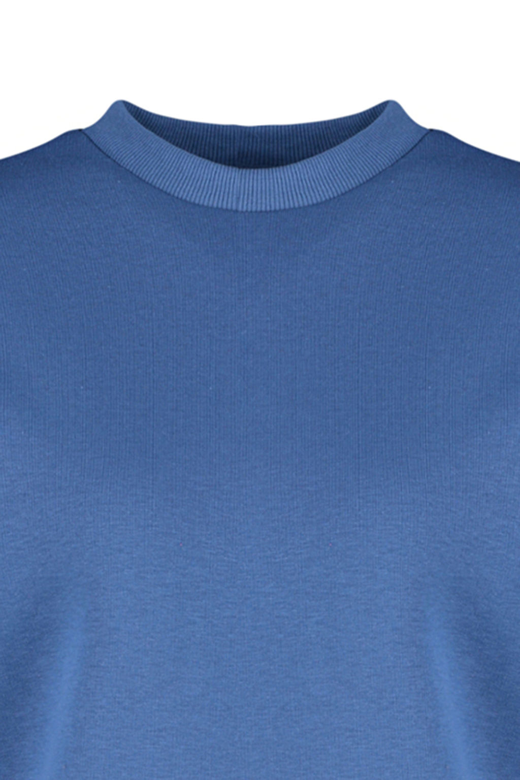 Indigo Kal?n Ici Polarl? Regular/Normal Kal?p Bisiklet Yaka Basic Orme Sweatshirt TWOAW24SW00101