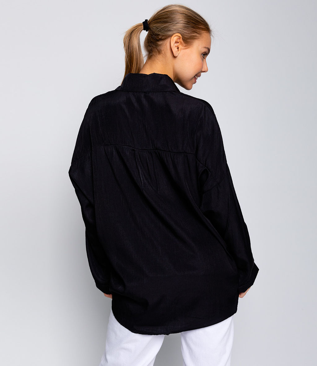 Рубашка #КТ41019, чёрный - Dommod фото 4