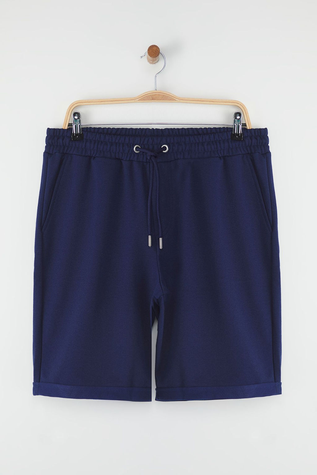 TRENDYOL MAN Gri Regular/Normal Kesim Orta Boy Lastik Belli Bagc?kl? Duble Paca Sort TMNSS21SR0046 - Trendyolmilla фото 13