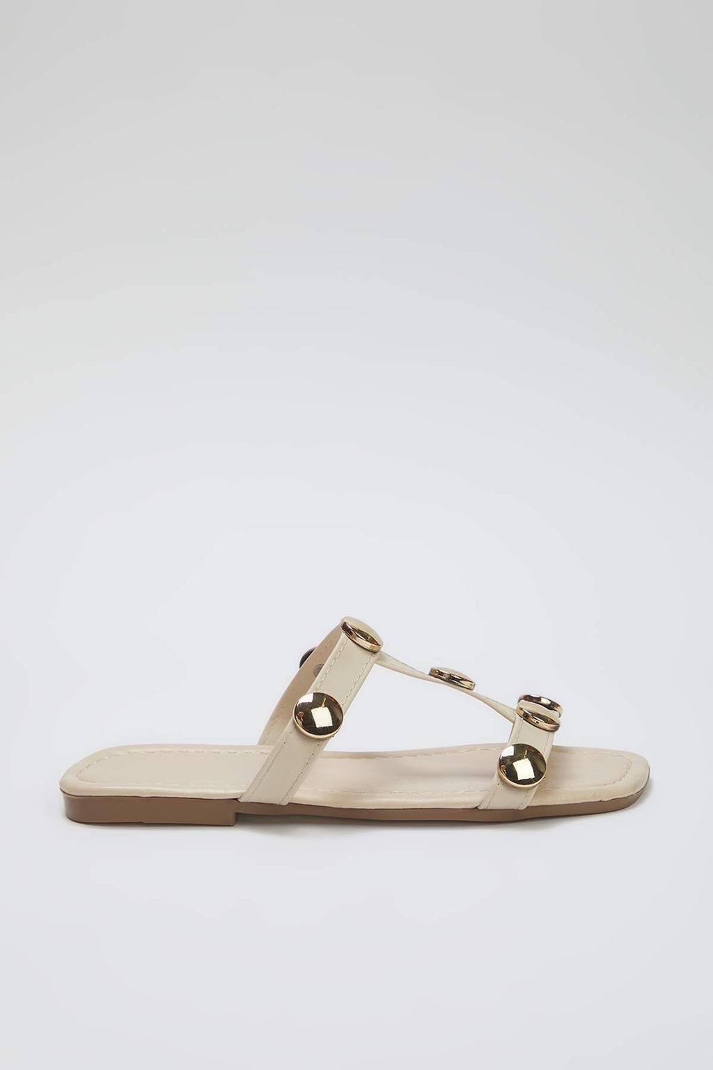 Trendyolmilla Shoes Siyah Gold Aksesuar Detayl? Kare Burun S?k Kad?n Terlik TAKSS25TE00012  фото 4