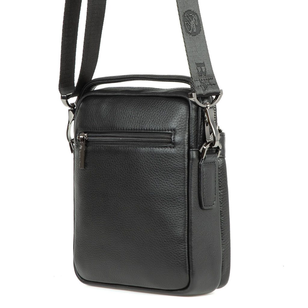 4016-5 black, Мужская кожаная сумка, Barcelo Biagi
