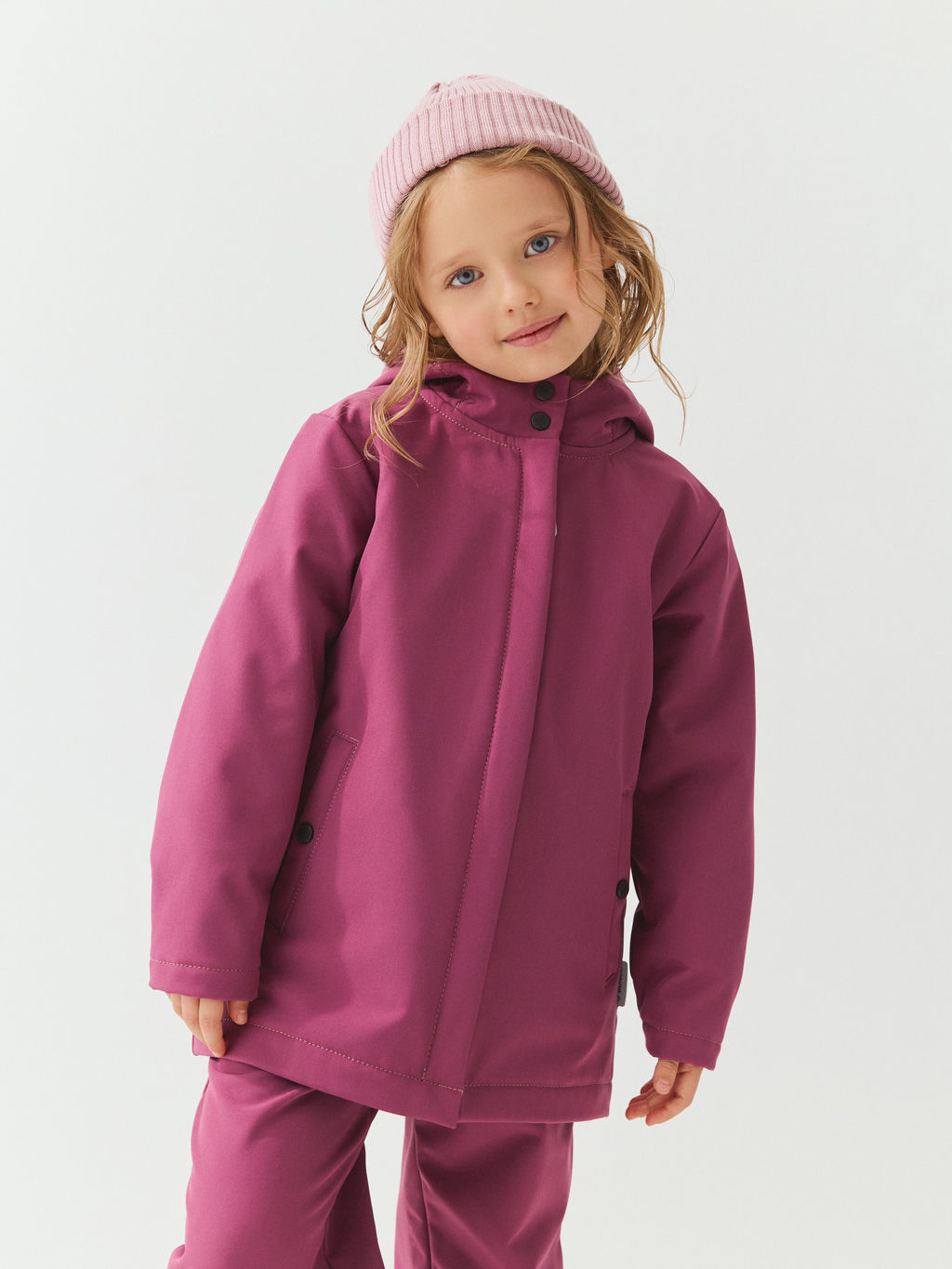 Парка Softshell демисезонная Ягодный - Bungly фото 6