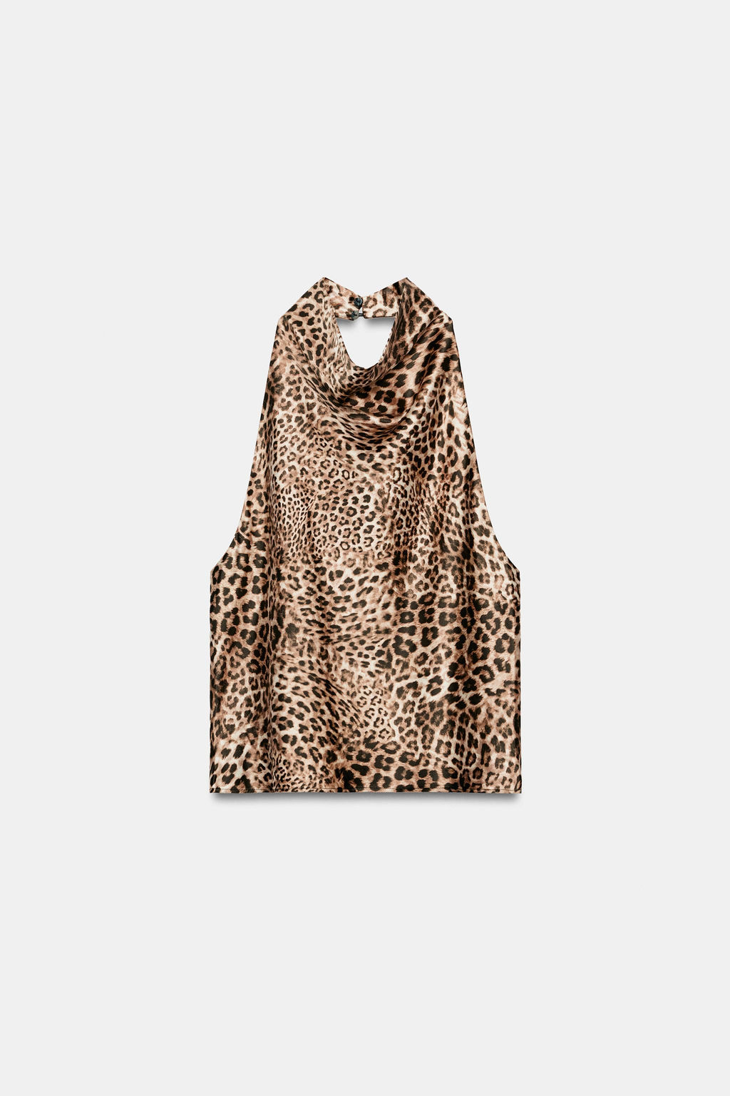 TOP HALTER SATINADO / Leopardo - Zara фото 7