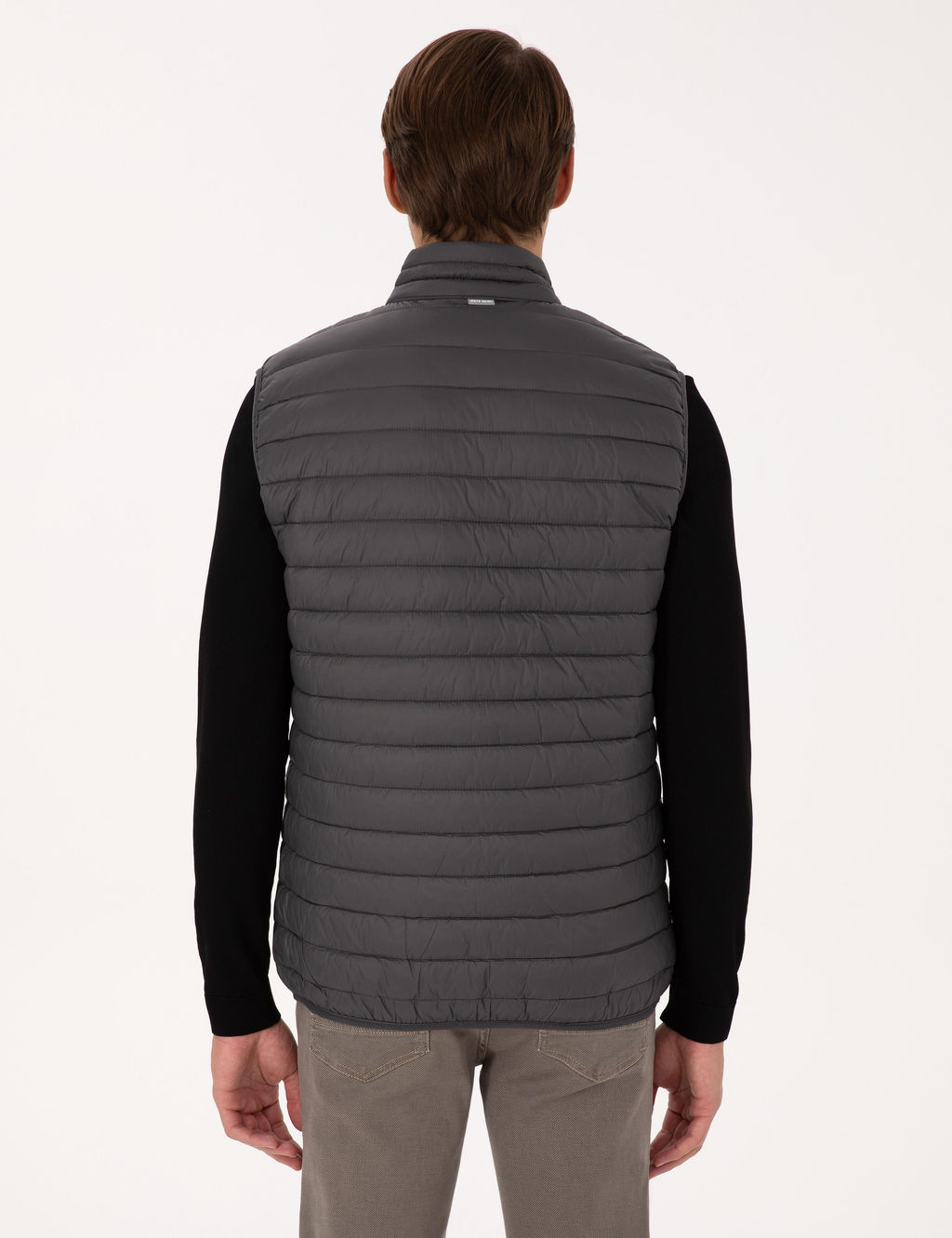 Antrasit Kapitone Yelek - Pierre cardin фото 5