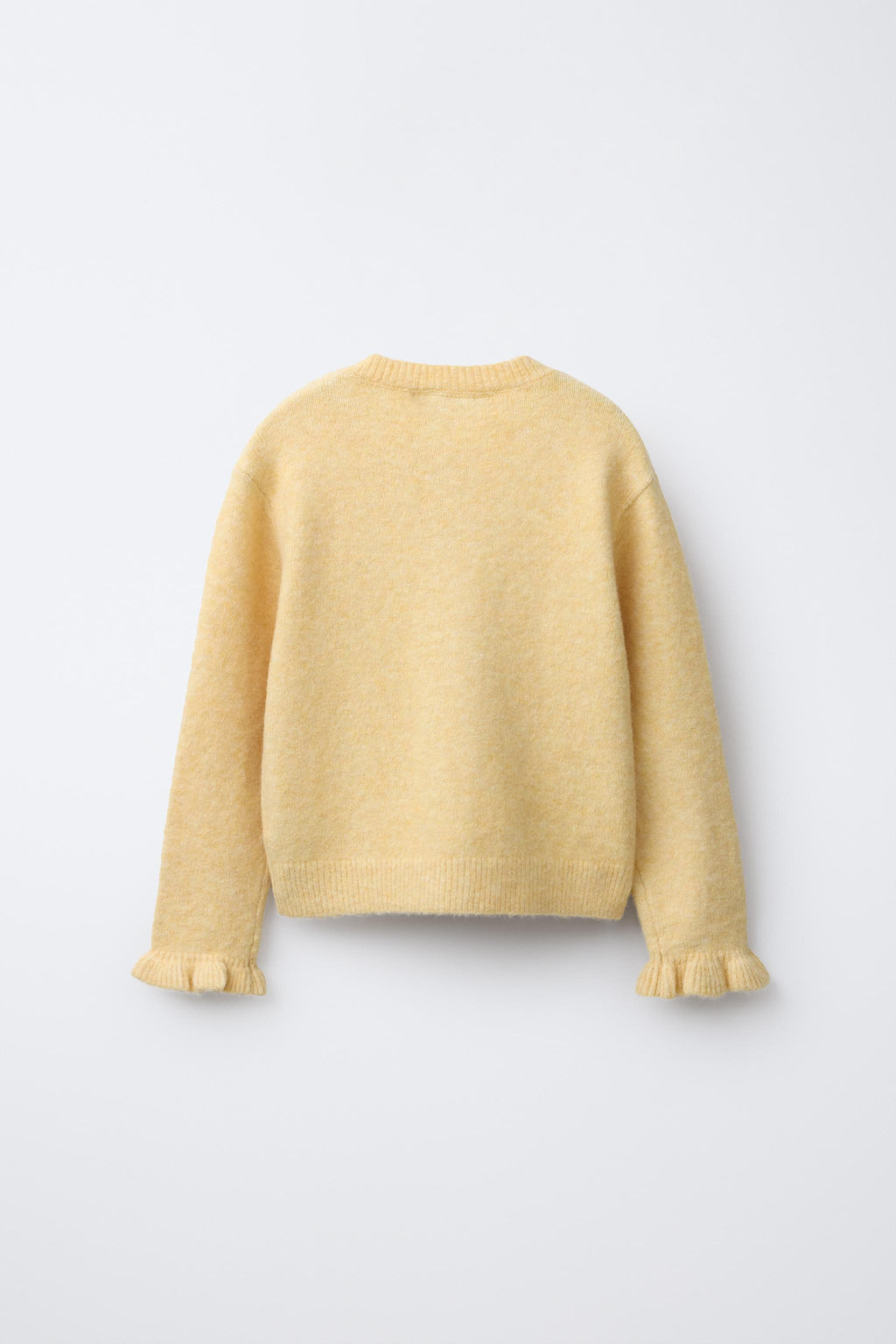 RUFFLE KNIT CARDIGAN WITH WOOL - Zara фото 2