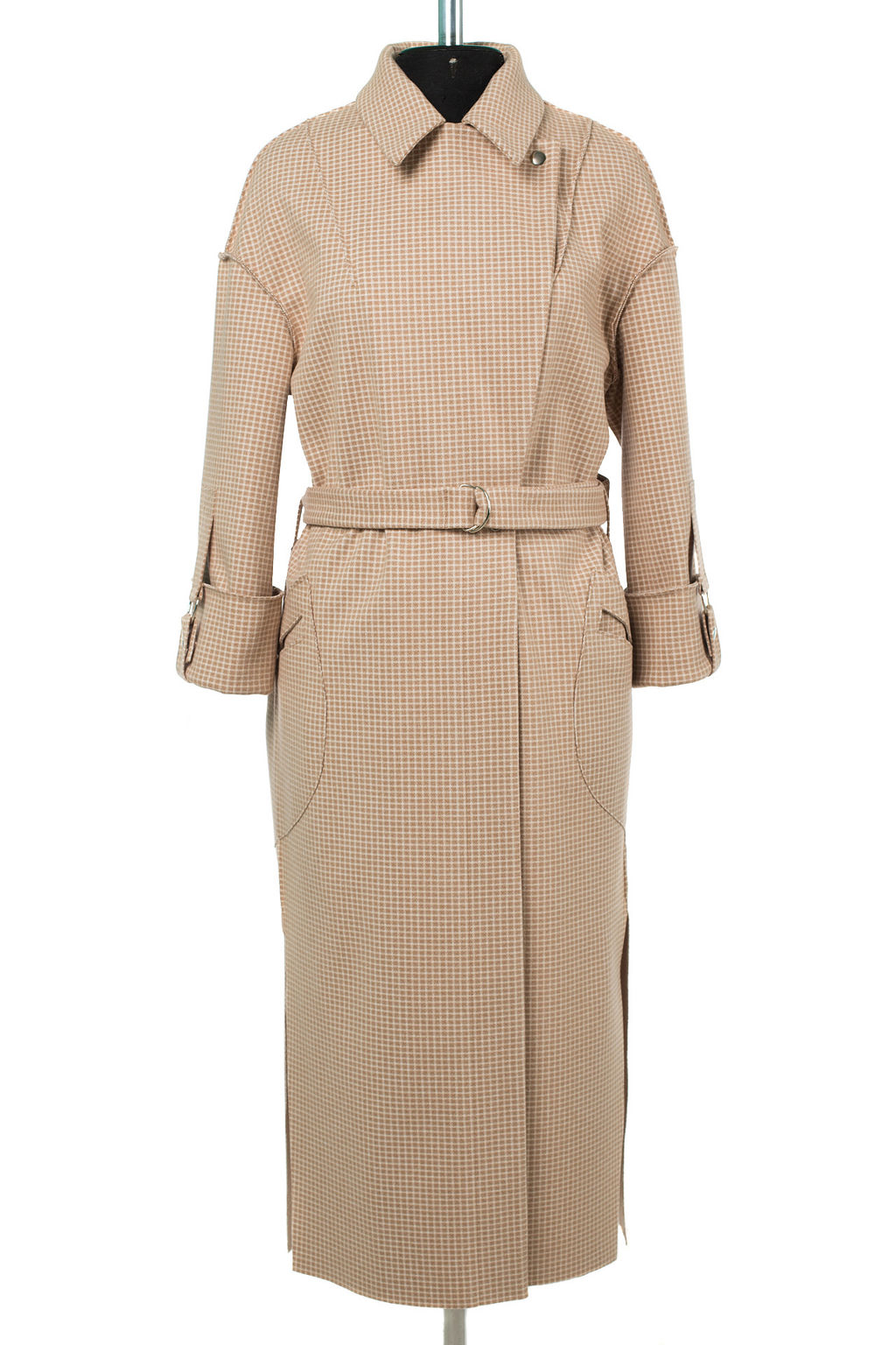 Пальто женское демисезонное (пояс) - El podio фото 13